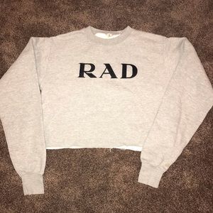 Cropped sweatshirt